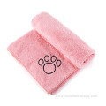 Bath Pet Dog Robe Pink Towel for Dog